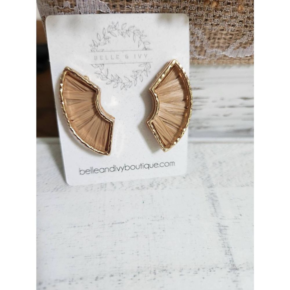 Gold Threaded Earrings